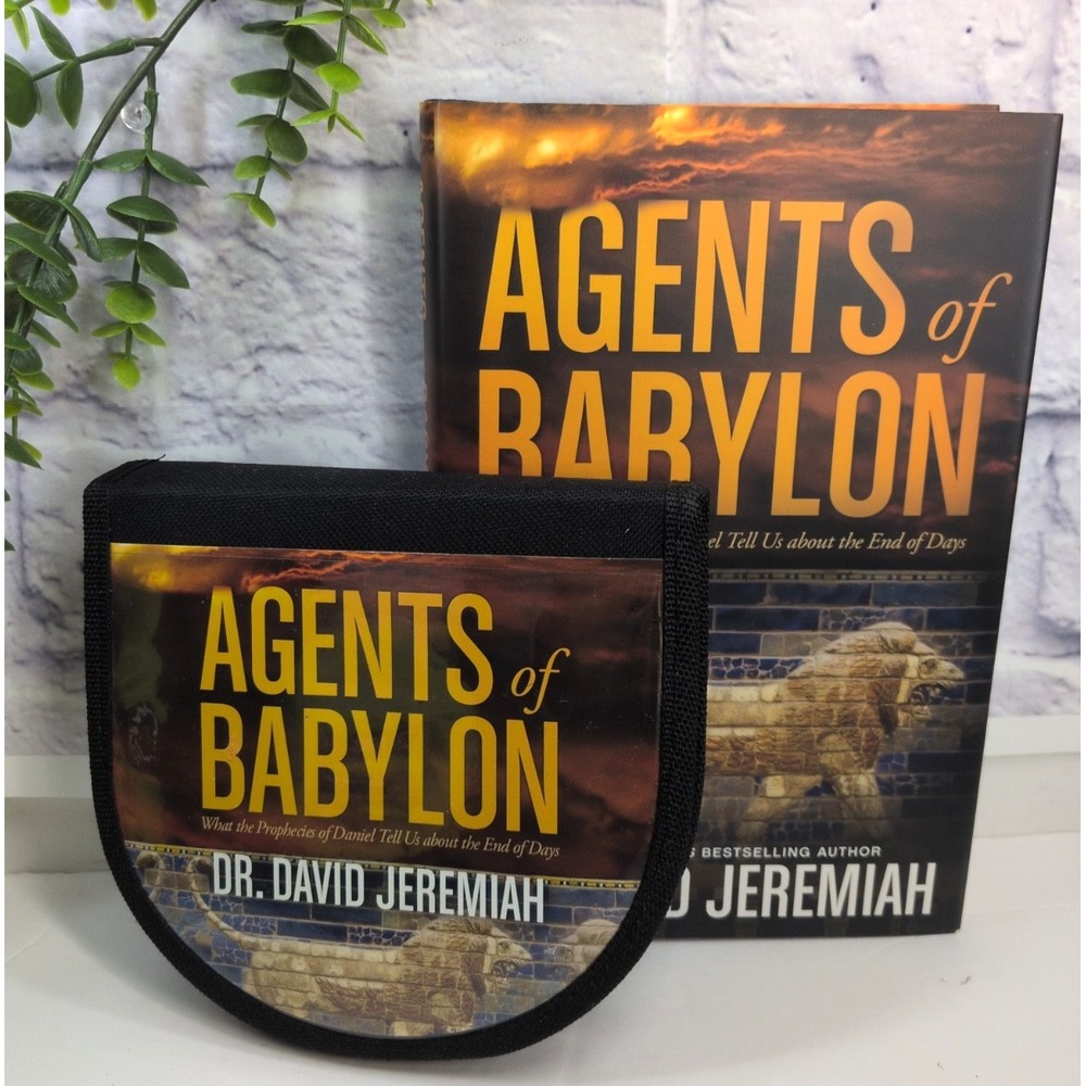 NEW LOT 2!🚨Agents of Babylon CD Audio + Hardcover Book Set Dr David Jeremiah